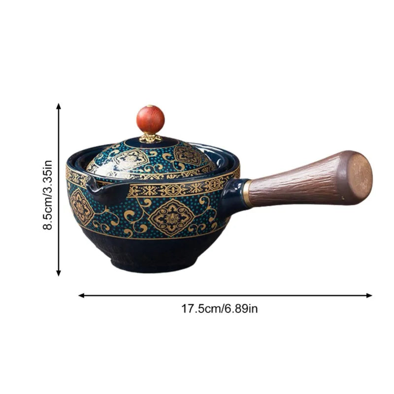 Ceramic Rotating Teapot